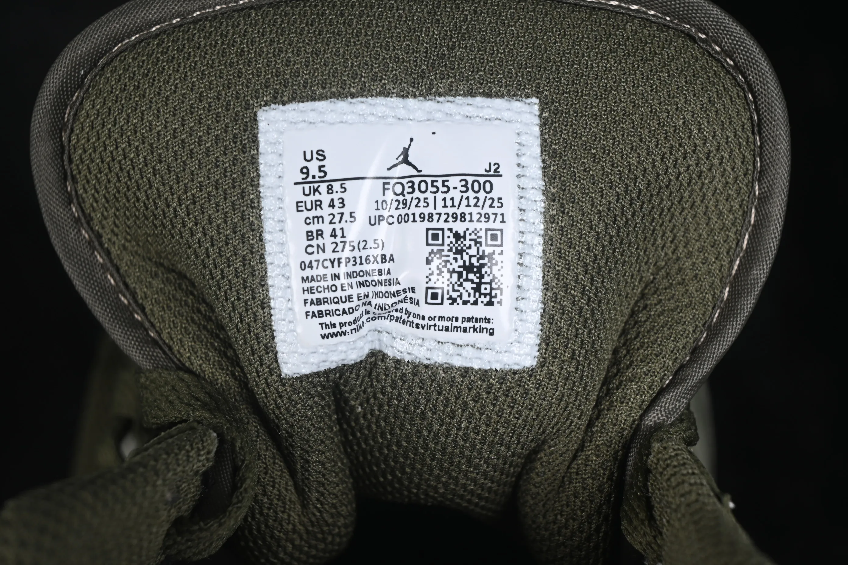 All categories Air Jordan Jordan series basketball shoes Air Jordan 1 Low Air Jordan 1 Low AJ1 Joe 1 low-top retro culture basketball shoes FQ3055-300